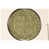 Image 1 : 1925-F GERMAN SILVER 1 REICHSMARK .0804 OZ. ASW