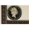 Image 2 : 19.09 GRAMS PF STERLING SILVER 1985 BRITISH VIRGIN