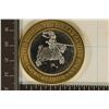 Image 1 : CASINO $10 SILVER TOKEN (UNC) EXCALIBUR LIMITED