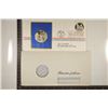 Image 1 : .8 OZ. PROOF STERLING SILVER ROUND IN FDC IN