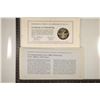 Image 2 : .8 OZ. PROOF STERLING SILVER ROUND IN FDC IN