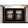 Image 2 : 2001-P & D US SILVER BUFFALO $1 BOTH PCGS, THE