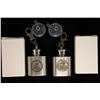 Image 1 : 2-1 OZ. STAINLESS STEEL KEYCHAIN FLASKS WITH US