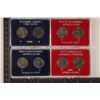 4 US NICKEL SETS: 2004-P & D 200TH ANNIVERSARY