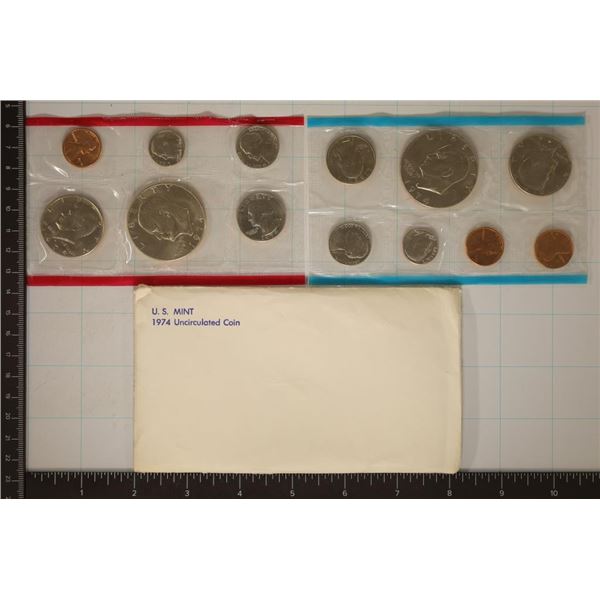 1974 US MINT SET (UNC) P/D/S (WITH ENVELOPE)