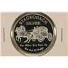 Image 1 : 1 TROY OZ .999 FINE SILVER PF ROUND STAGECOACH