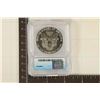 Image 2 : 1989 AMERICAN SILVER EAGLE ICG MS70 1 OZ. SILVER