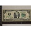 Image 1 : 1976 CRISP UNC US $2 BILL WITH POSTAL CANCELLED