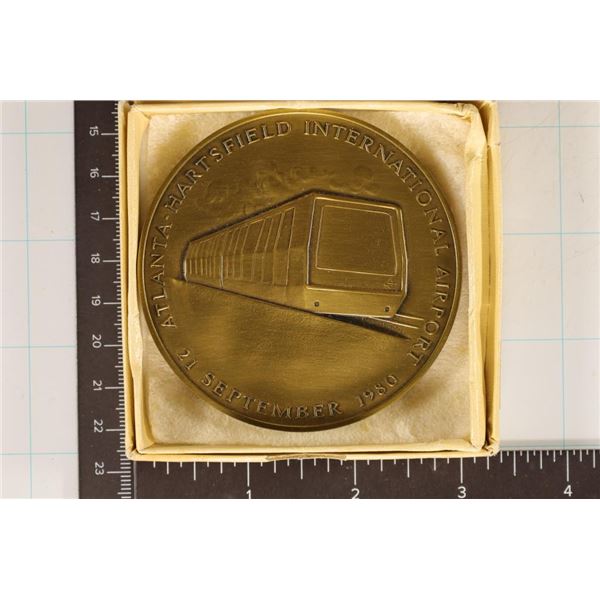 8 OZ. MEDALLIC ART COMPANY BRONZE ATLANTA