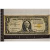 Image 1 : 1935-A US $1 NORTH AFRICA SILVER CERTIFICATE WITH