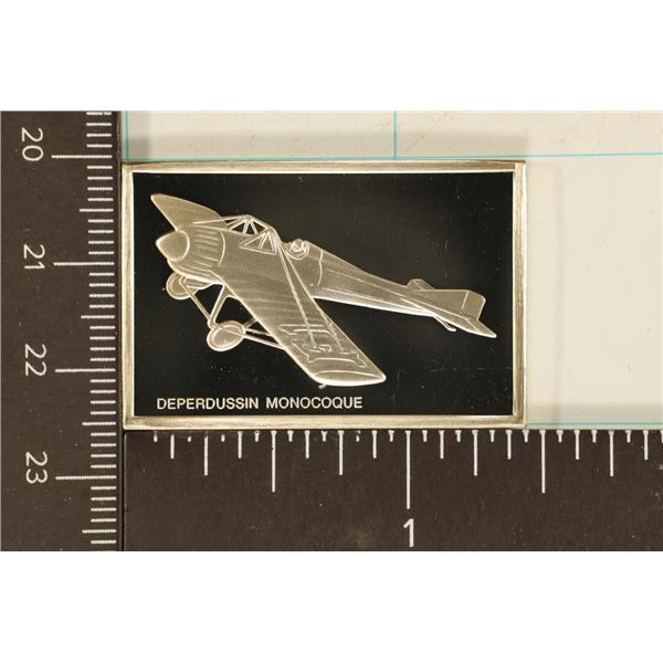 .60 TROY OZ. PF STERLING SILVER AIRPLANE THEMED
