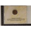 Image 2 : 1829 US HALF CENT VERY GOOD IN NICE CARD AND