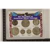 Image 1 : 6 DECADES OF AMERICAN SILVER COINAGE SET CONTAINS: