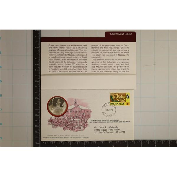 13.8 GRAMS PF STERLING SILVER ROUND IN FDC