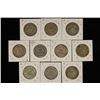 Image 2 : 10-90% SILVER FRANKLIN HALF DOLLARS: 1951-P/D/S,