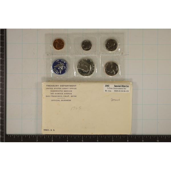 1965 US SPECIAL MINT SET WITH ENVELOPE