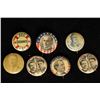Image 1 : 7 VINTAGE POLITICAL BUTTONS; ARC LSS BEGINNER,