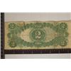 Image 2 : 1917 US $2 LEGAL TENDER BILL LARGE SIZE RED SEAL