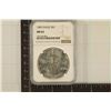 Image 1 : 1987 AMERICAN SILVER EAGLE NGC MS63