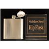 Image 2 : 6 OZ. STAINLESS STEEL HIP FLASK WITH ENGRAVED
