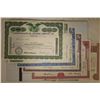Image 1 : 6 VINTAGE STOCK CERTIFICATES AS SHOWN