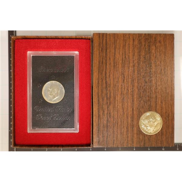 KEY DATE 1973-S IKE SILVER DOLLAR (BROWN PACK)