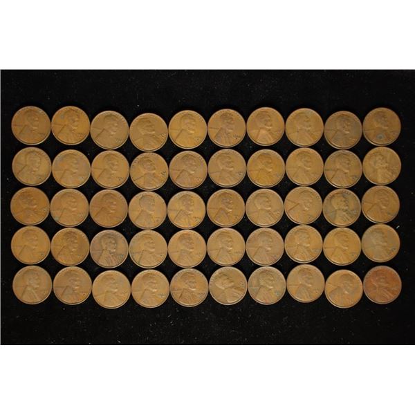 SOLID DATE 50 CENT ROLL OF 1932-D LINCOLN WHEAT