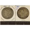 Image 1 : 1901-S & 1901-O MORGAN SILVER DOLLARS TONED