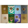Image 1 : 8 FRANKLIN MINT HOLIDAY CARDS WITH 1 1/2"