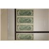 Image 2 : 4-1976 US $2 STAR NOTES WITH CONSECUTIVE SERIAL #S