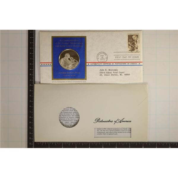 .8 OZ. PF STERLING SILVER ROUND IN FDC, IN