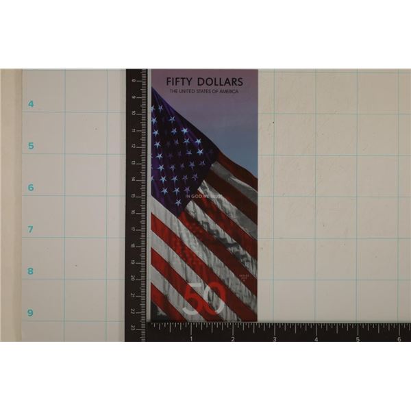 2020-A UNITED STATES $50 POLYMER FANTASY BILL