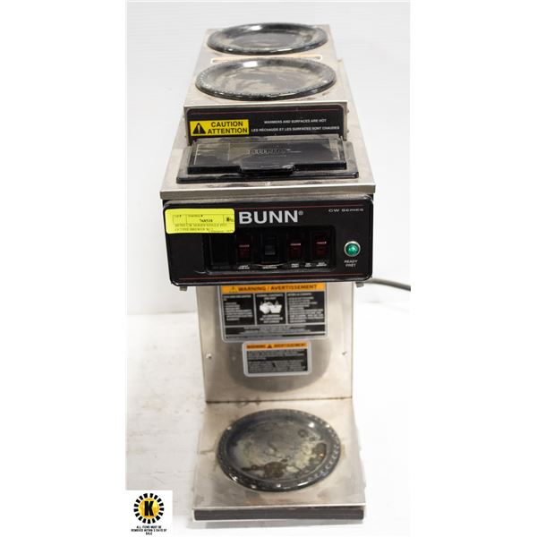 BUNN CW SERIES SINGLE POT COFFEE BREWER W/ 2
