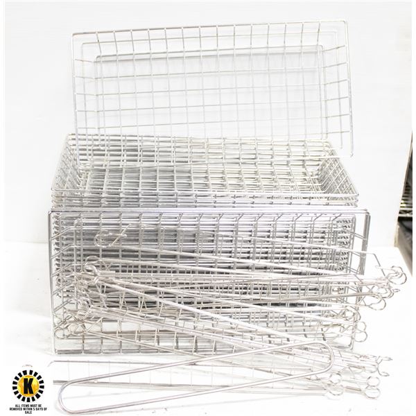 24 WIRE DISPLAY TRAYS W/ 12 TRAY DIVIDERS