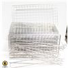 Image 1 : 24 WIRE DISPLAY TRAYS W/ 12 TRAY DIVIDERS