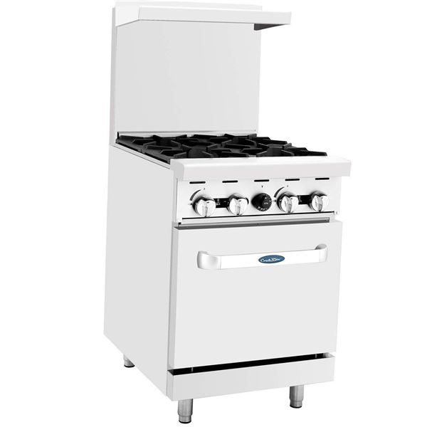 ATOSA 4 BURNER 1 OVEN GAS RESTAURNT RANGE