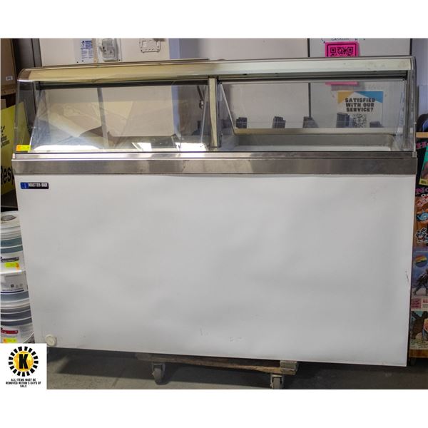 MASTERBILT 12 TUB ICE CREAM DISPLAY FREEZER