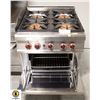 Image 2 : ST. STEEL 4 BURNER COMMERCIAL GAS (PROPANE) OVEN