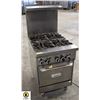 Image 1 : GARLAND 4 BURNER NATURAL GAS RANGE W/ SPACE SAVER