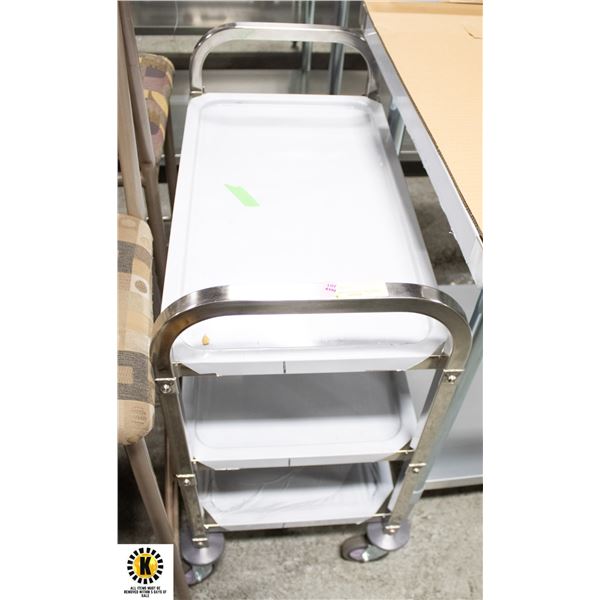 NEW 3 TIER S/S UTILITY CART