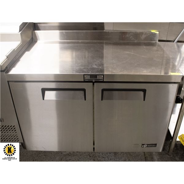 48" UNDER COUNTER FREEZER W/ 4" BACK SPLASH