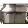 Image 1 : 48" UNDER COUNTER FREEZER W/ 4" BACK SPLASH