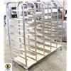 Image 2 : 8-TIER QUINTUPLE TRAY RACK ON CASTERS