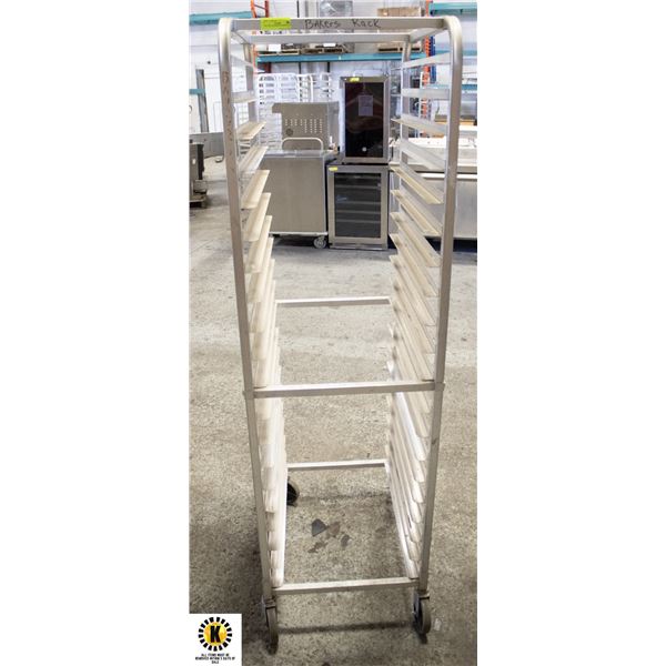 69" TALL ALUMINUM BAKERS RACK