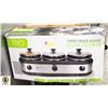 Image 1 : TRU THREE CROCK BUFFET SLOW COOKER *USED*