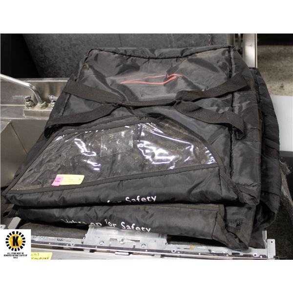LOT OF 3 PIZZA HUT DELIVERY BAGS