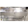 Image 1 : 78" BAR SINK W/ TWO WELLS & TAP