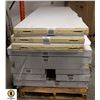 Image 1 : PALLET OF NEW ASSORTED NORBEC WALK IN PANELS
