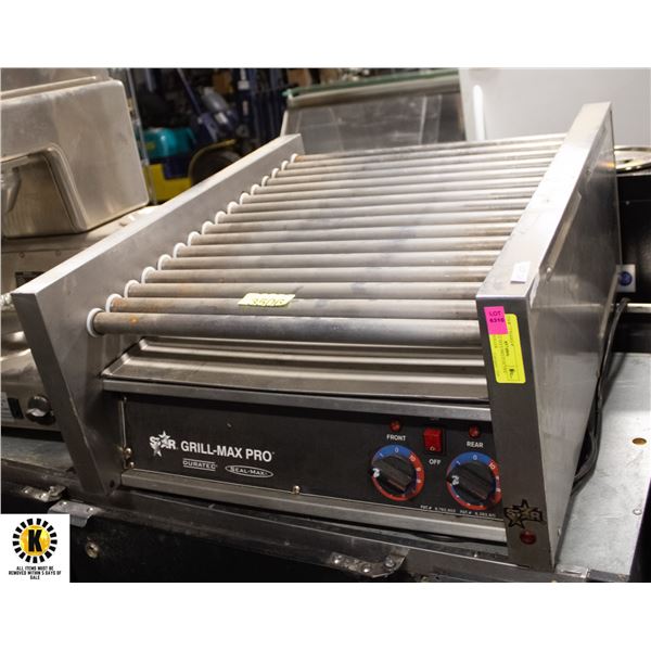 STAR GRILL MAX PRO ELECTRIC HOTDOG ROLLER