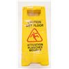 Image 1 : LOT OF 3 CAUTION WET FLOOR SIGNS